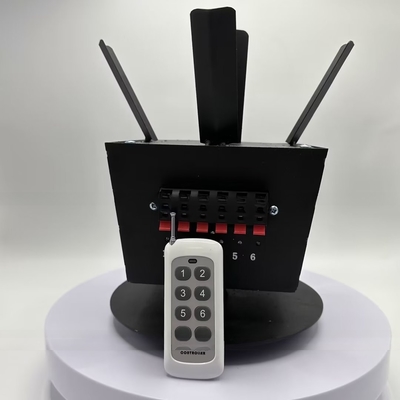 IP55 περιστρεφόμενο πυροτεχνήματα πηγές μηχανή ασύρματη διαδοχική τηλεχειριστήριο 500m πυροτεχνήματα σύστημα πυροδότησης