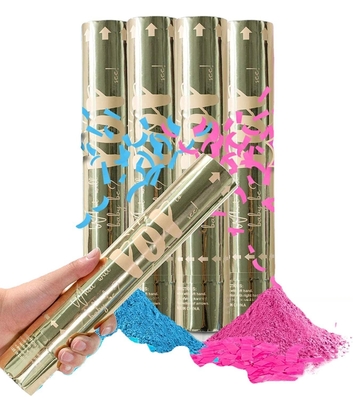 Ροζ Πάρτι Χρόνος Confetti Shooter βιοαποικοδομητικό για το γάμο γενεθλίων
