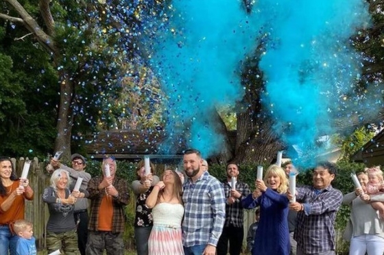 Γυναίκες Ανακαλύπτουν Πάρτι Poppers Χεριόχρηστο Confetti Cannon OEM ODM