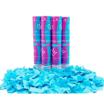 Μωρό Γυναίκας Αποκαλύψτε Confetti Cannon Μπλε ή Ροζ Παιδί ή Κορίτσι Πάρτι Popper Slip 30/45/60cm