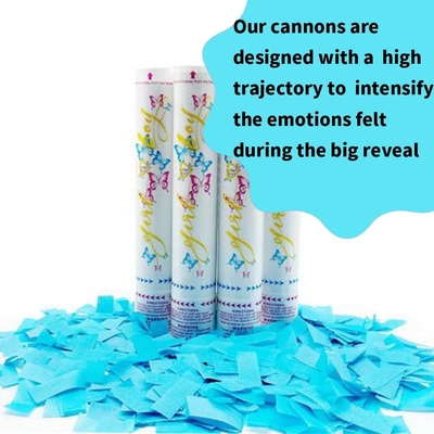 Γυναίκες Αποκαλύψτε Confetti Πάρτι Popper Πολυχρωματικός καπνός Holi σκόνη βιοαποικοδομήσιμη πυρίτιδα πάρτι popper confetti