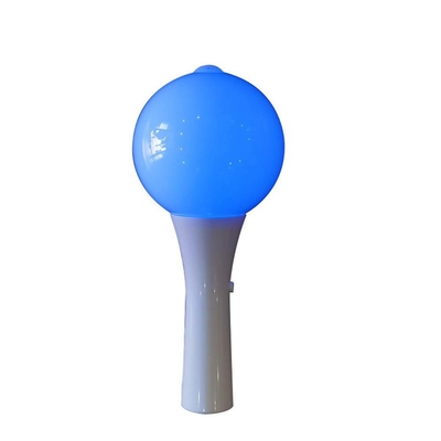 18*10CM LED λάμψη αναβοσβήνει Stick White Shell Ball Wand Για τις προμήθειες του φεστιβάλ συναυλία