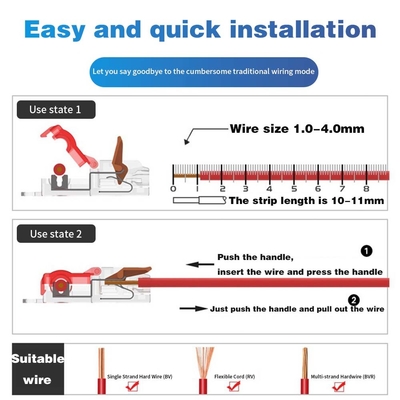 26-21 AWG Wire Connector Gel Filled Bridging Connector 101E Συνδέτης
