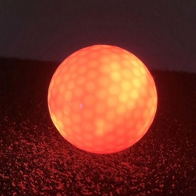 LED μπάλα του γκολφ Custom νυχτερινό φωτισμό φλας λαμπερή μπάλες του γκολφ για το θέμα του αθλητισμού
