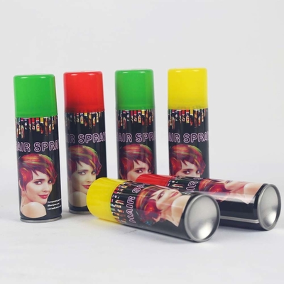 Λαϊκή προμήθεια για πάρτι 250 ml Προσωρινό σπρέι μαλλιών με λάμψη Μαγική πολύχρωμη σπρέι μαλλιών