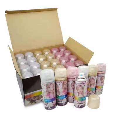 Πάρτι Glitter Spray Instant Hair Color Spray Για πάρτι Φεστιβάλ OEM αναμένεται
