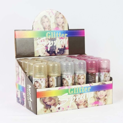 Πάρτι Glitter Spray Instant Hair Color Spray Για πάρτι Φεστιβάλ OEM αναμένεται