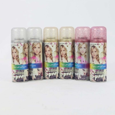 Πάρτι Glitter Spray Instant Hair Color Spray Για πάρτι Φεστιβάλ OEM αναμένεται