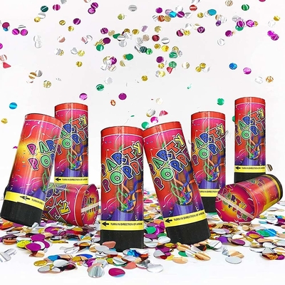 2 - 3M Shooting Spring Plastic Compressed Air Mini Streamer Party Popper Party Confetti Cannon για διακοσμητικά πάρτι